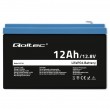 Qoltec LiFePO4 Lithium-Iron-Phosphate Battery 12.8V 12Ah 153.6Wh with BMS Qoltec LiFePO4 Lithium-Iron-Phosphate Battery 12.8V 12Ah 153.6Wh with BMS