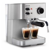 Sencor SES 4010SS Μηχανή Espresso 1050W Πίεσης 15bar