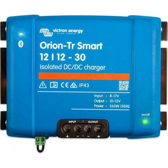 Victron Energy Orion-Tr Smart 12/12-30 Isolated Μετατροπέας Τάσης DC/DC 12V σε 12V Victron Energy Orion-Tr Smart 12/12-30 Isolated Μετατροπέας Τάσης DC/DC 12V σε 12V