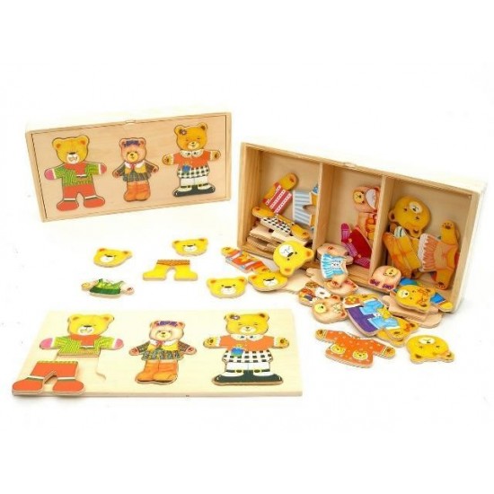 Uk adanka wood, Teddy Bears with a child Uk adanka wood, Teddy Bears with a child