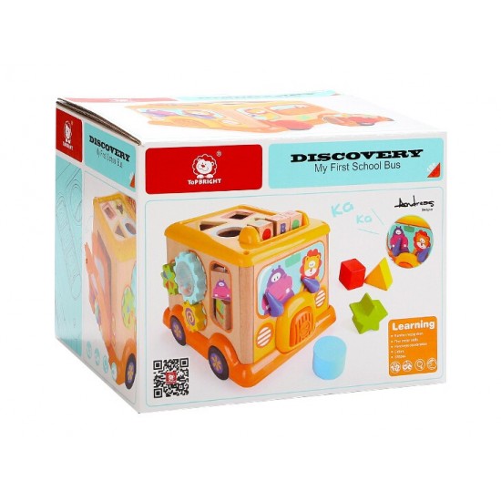 Educational wooden bus Educational wooden bus
