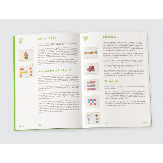 Mini Waffle EDU 500 construction pads with cards Mini Waffle EDU 500 construction pads with cards
