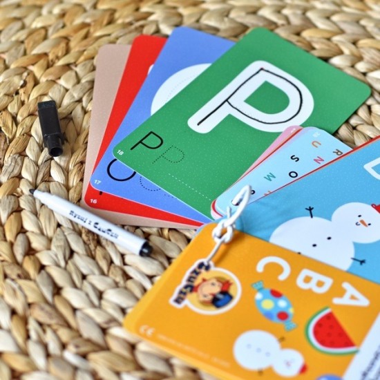 Educational kit Im getting to know the Letters Educational games with a smudge pen Educational kit Im getting to know the Letters Educational games with a smudge pen