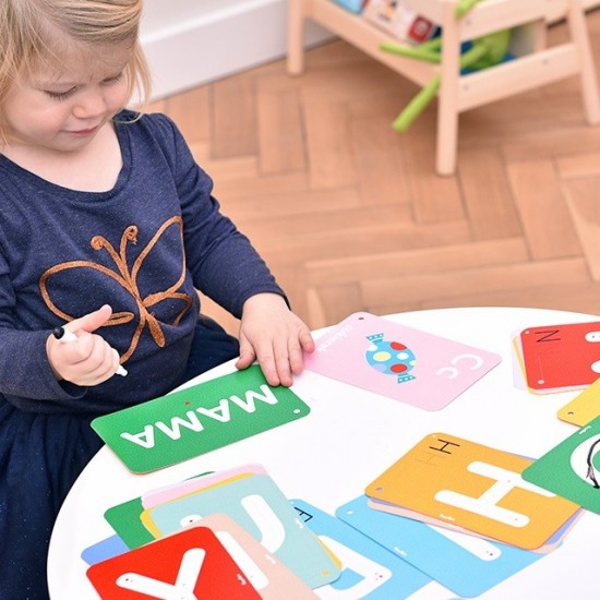 Educational kit Im getting to know the Letters Educational games with a smudge pen Educational kit Im getting to know the Letters Educational games with a smudge pen