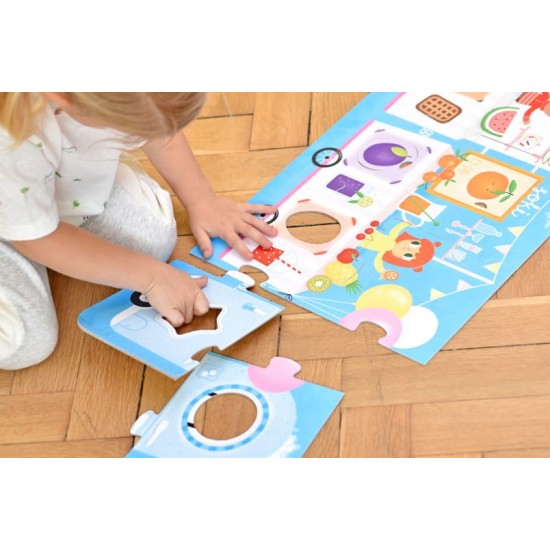 Ice cream hole puzzle! Ice cream! Ice cream hole puzzle! Ice cream!
