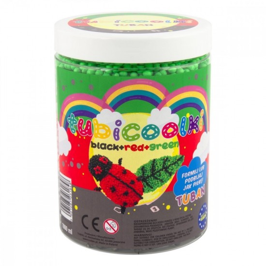 Plastic mass Tubicoolks 1L 3 colours - Ladybug Plastic mass Tubicoolks 1L 3 colours - Ladybug