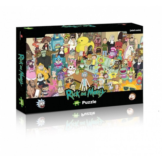 Puzzle 1000 element in Rick and Morty Puzzle 1000 element in Rick and Morty
