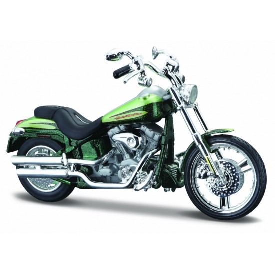 Motocykl HD 2004 FXSTDSE CVO 1/18 Zielony Motocykl HD 2004 FXSTDSE CVO 1/18 Zielony