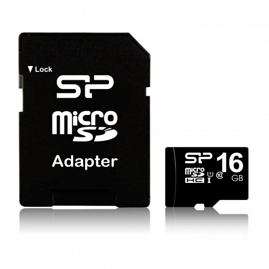 Silicon Power SP016GBSTH010V10SP memory card 16 GB MicroSDHC Class 10 UHS-I