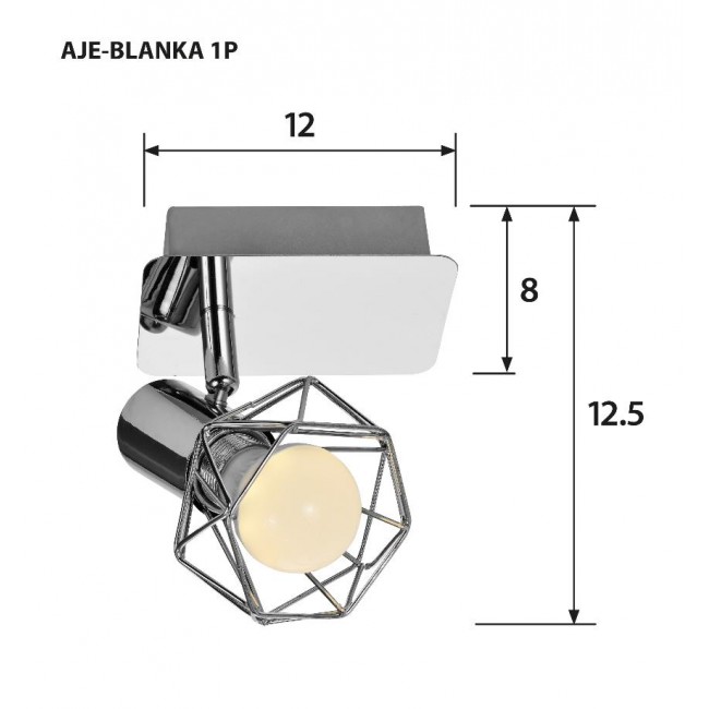 Activejet AJE-BLANKA 1P spot lamp