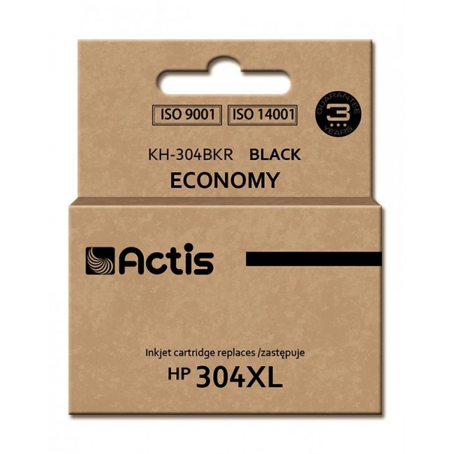 Actis KH-304BKR ink (replacement for HP 304XL N9K08AE Premium 20 ml black)