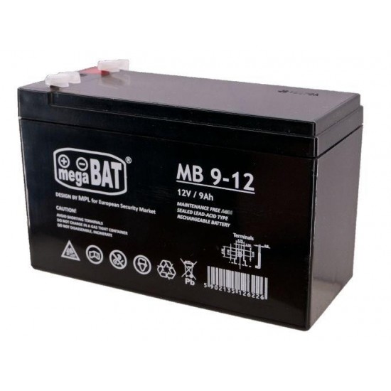 UPS battery MPL POWER ELEKTRO MB 9-12