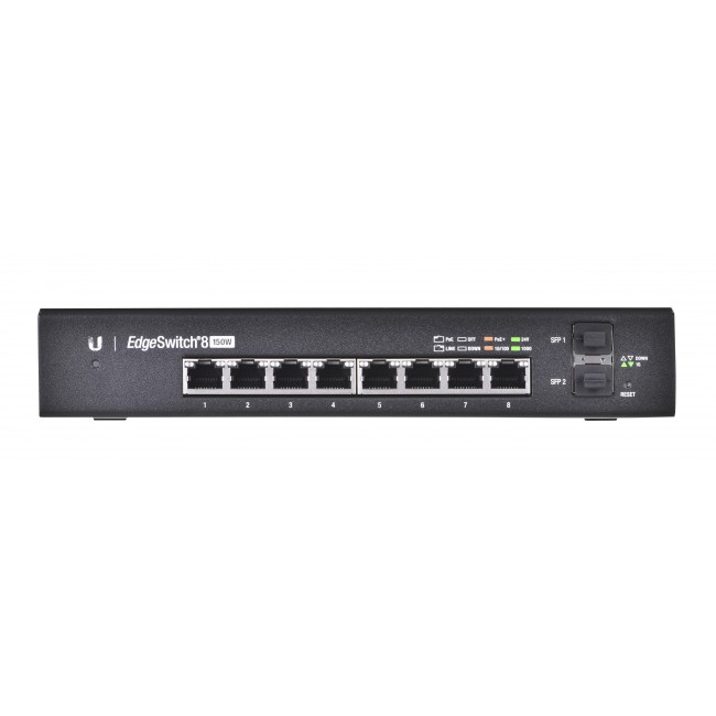 Ubiquiti Networks EdgeSwitch 8 Managed Gigabit Ethernet (10/100/1000) Black Power over Ethernet (PoE)