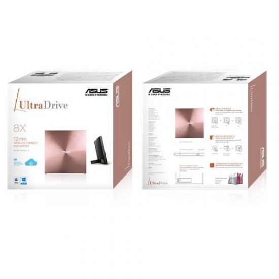 ASUS SDRW-08U5S-U optical disc drive Pink DVD Super Multi DL