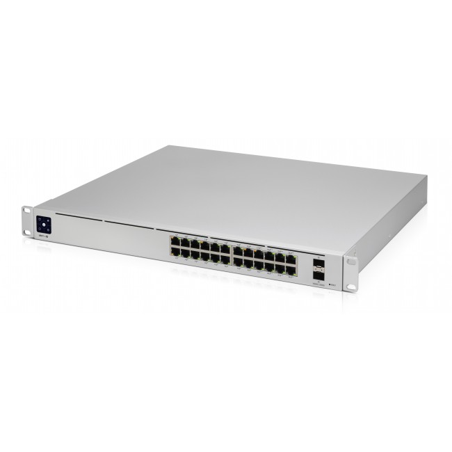 Ubiquiti UniFi Pro 24-Port PoE Managed L2/L3 Gigabit Ethernet (10/100/1000) Power over Ethernet (PoE) 1U Silver