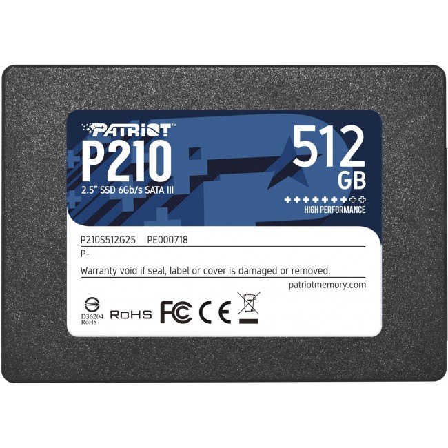 Patriot Memory P210 2.5 512 GB Serial ATA III