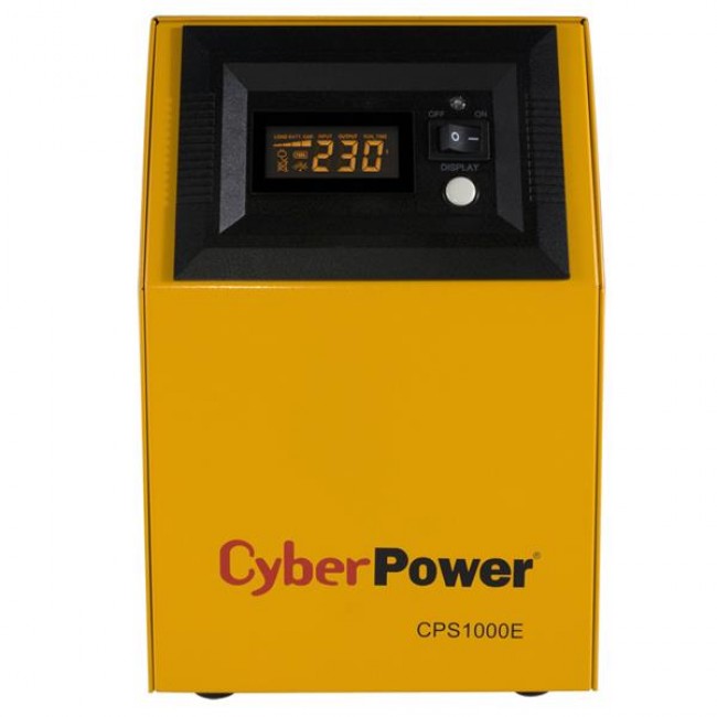 CyberPower CPS1000E uninterruptible power supply (UPS) Double-conversion (Online) 1 kVA 700 W 2 AC outlet(s)