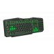 Esperanza EGK201G keyboard USB QWERTY UK English Black,Green