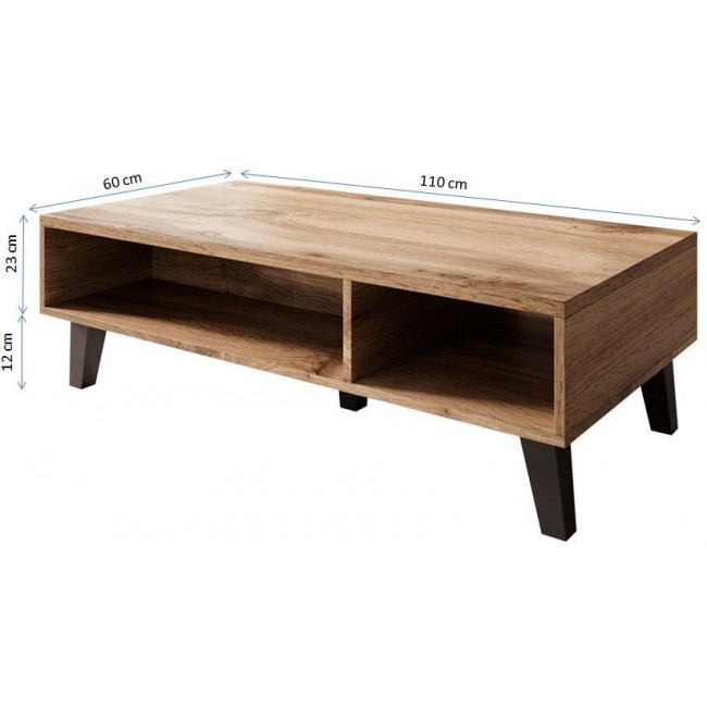 Cama coffee table NORD 110cm wotan oak/anthracite