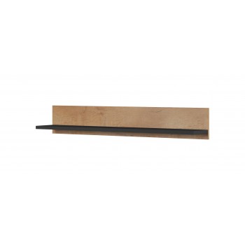 Cama set of two shelves 125cm SOHO lefkas oak/black