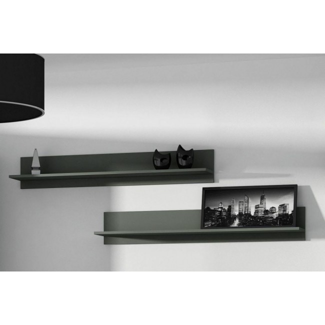 Cama set of two shelves 125cm SOHO grey matte