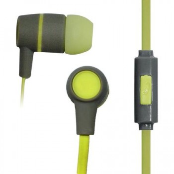 Vakoss SK-214G headphones/headset Wired In-ear Calls/Music Green, Grey
