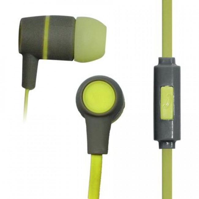 Vakoss SK-214G headphones/headset Wired In-ear Calls/Music Green, Grey