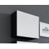 Cama Square cabinet VIGO 50/50/30 black/white gloss