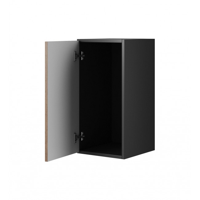 Cama full storage cabinet ROCO RO3 75/37/39 white/black/white