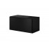 Cama full storage cabinet ROCO RO3 75/37/39 black/black/black