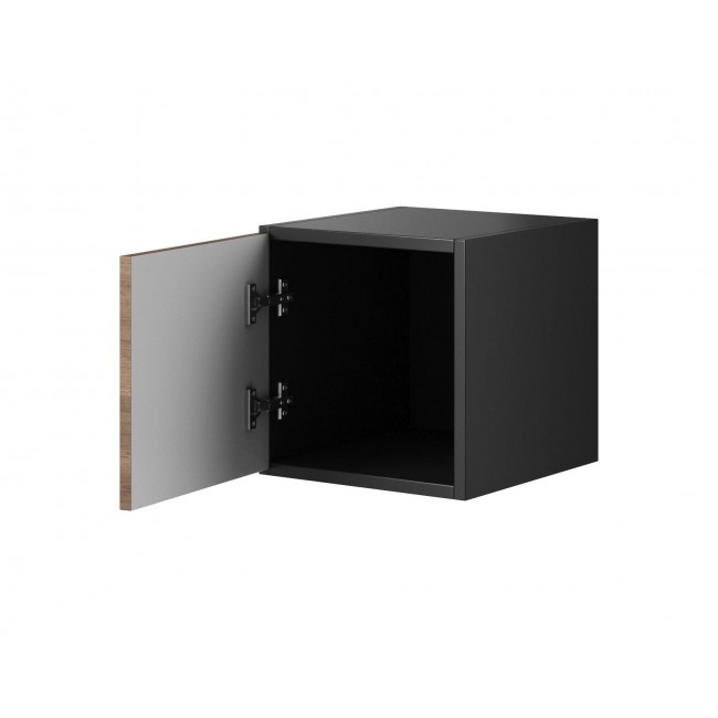Cama full storage cabinet ROCO RO5 37/37/39 antracite/wotan oak