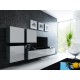 Cama Square cabinet VIGO 50/50/30 grey/white gloss