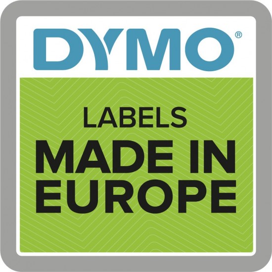 DYMO D1 Standard - Black on Red - 9mm label-making tape