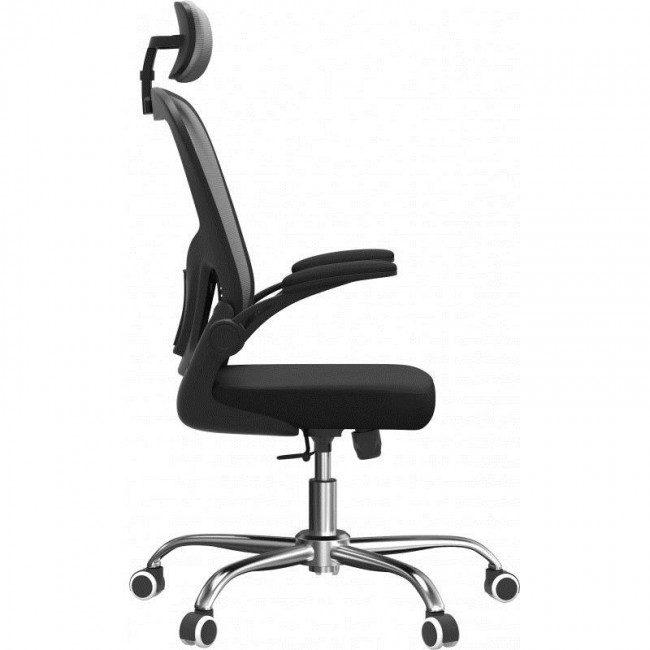 Topeshop FOTEL DORY SZARY office/computer chair Padded seat Mesh backrest