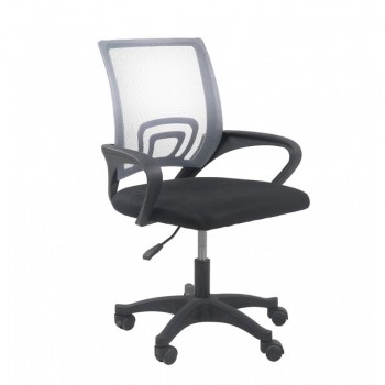 Topeshop FOTEL MORIS SZARY office/computer chair Padded seat Mesh backrest