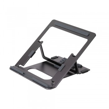 POUT EYES3 ANGLE - Aluminum portable laptop stand, grey