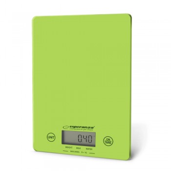 Esperanza EKS002G kitchen scale Electronic kitchen scale Green,Yellow Countertop Rectangle