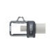 SanDisk Ultra Dual m3.0 USB flash drive 128 GB USB Type-A / Micro-USB 3.2 Gen 1 (3.1 Gen 1) Black, Silver, Transparent