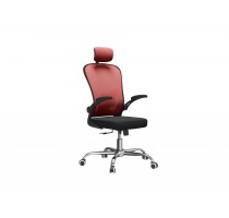 Topeshop FOTEL DORY CZERWONY office/computer chair Padded seat Mesh backrest