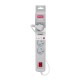 Activejet grey power strip with cord ACJ COMBO 5G/5M/BEZP. AUT/S