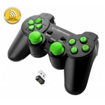 Esperanza EGG108G Gaming Controller Gamepad PC,Playstation 3 Analogue / Digital USB 2.0 Black,Green