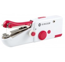 SINGER Stitch Sew Quick Mini mechanical sewing machine AA Battery White