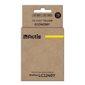 Actis KB-1240Y ink (replacement for Brother LC1240Y/LC1220Y Standard 19 ml yellow)