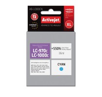 Activejet AB-1000CN ink for Brother printer Brother LC1000/LC970C replacement 35 ml cyan