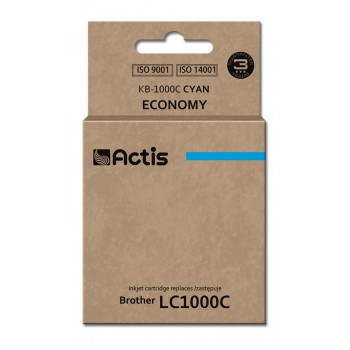 Actis KB-1000C Ink Cartridge (Replacement for Brother LC1000C/LC970C Standard 36 ml cyan)
