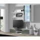 Cama TV stand SOHO 180 white/grey gloss