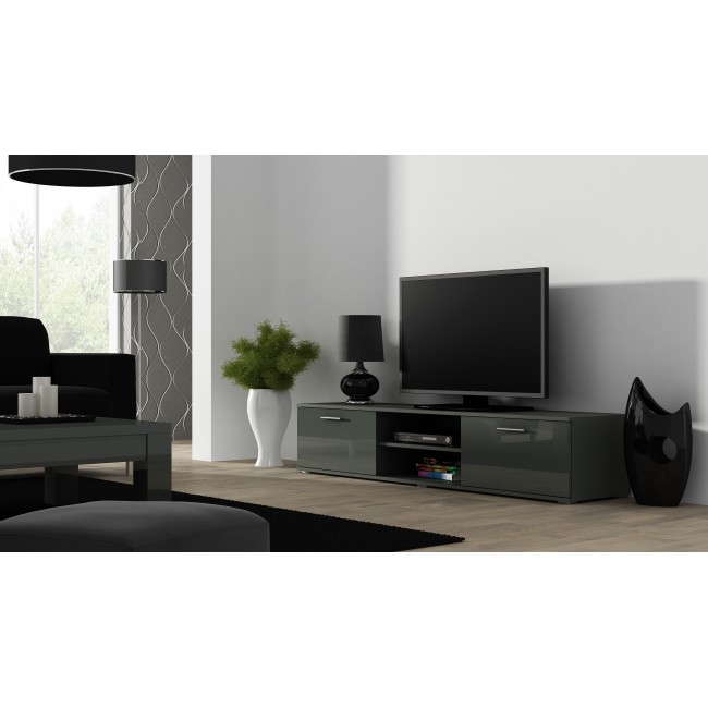Cama TV stand SOHO 180 grey/grey gloss