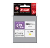 Activejet AB-1100YNX ink (replacement for Brother LC1100/LC980Y Supreme 19.5 ml yellow)