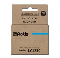 Actis KB-123C ink for Brother printer Brother LC123C/LC121C replacement Standard 10 ml cyan