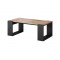Cama Bench/table WOOD 120x55x46 oak wotan + anthracite